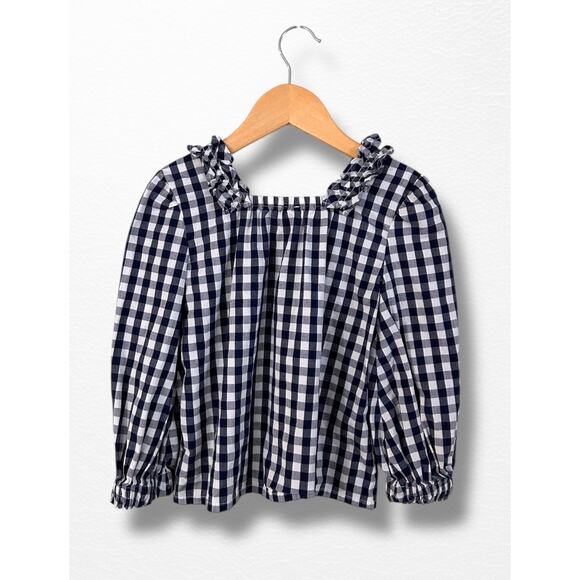 Crewcuts Gingham Squareneck Top, Size 4/5 - Picture 6 of 8